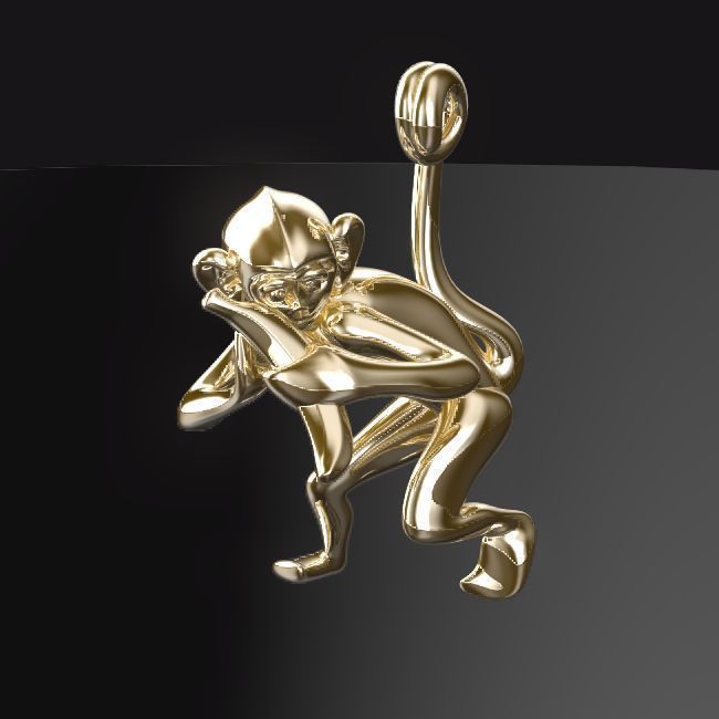 3D-Monkeys 230 3D print model_1