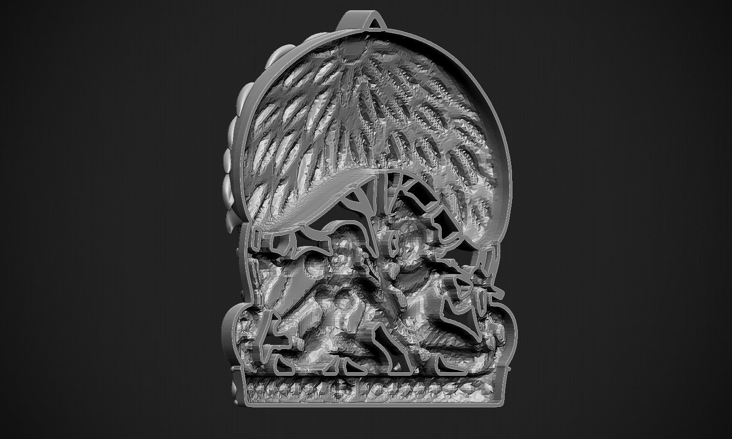 Radha Krishna 3D print model_18