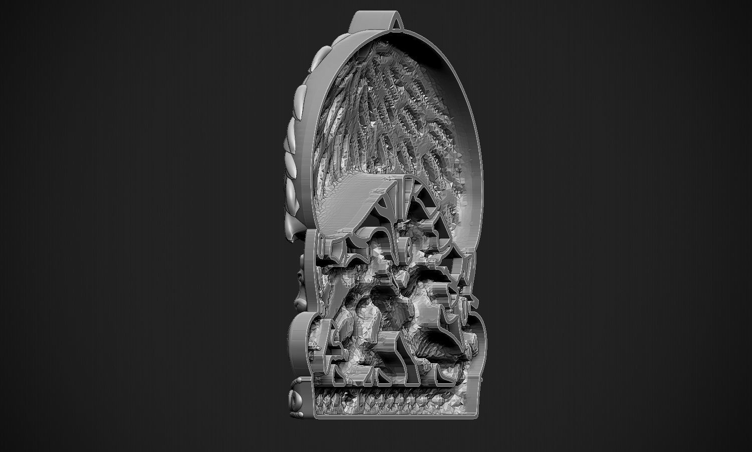 Radha Krishna 3D print model_19