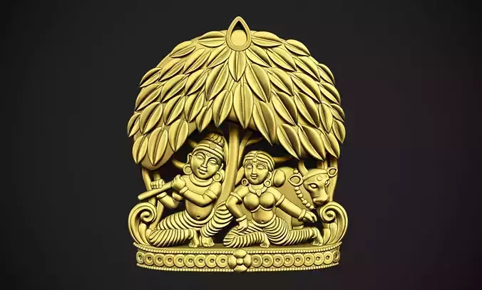 Radha Krishna 3D print model