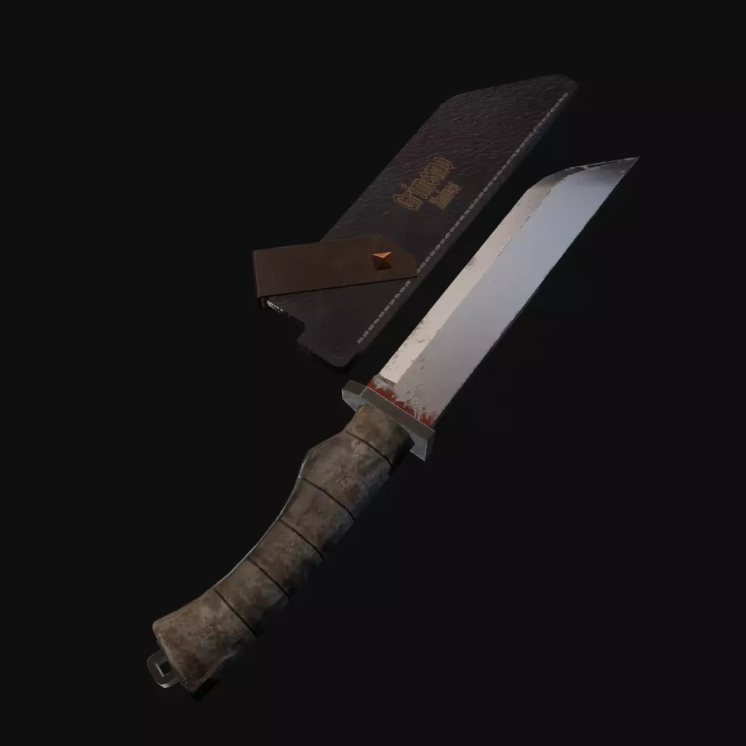 Game Ready Pocket Knife Free low-poly 3D model