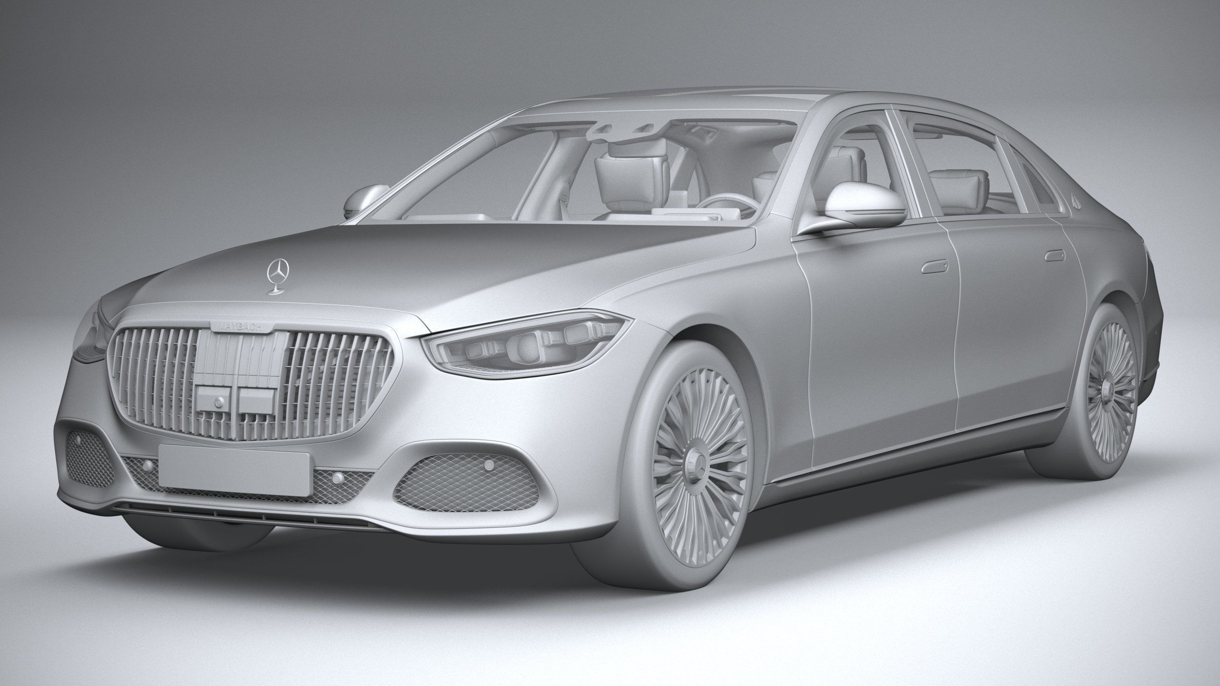 Mercedes-Benz S-Class Maybach 2021 3D model_20