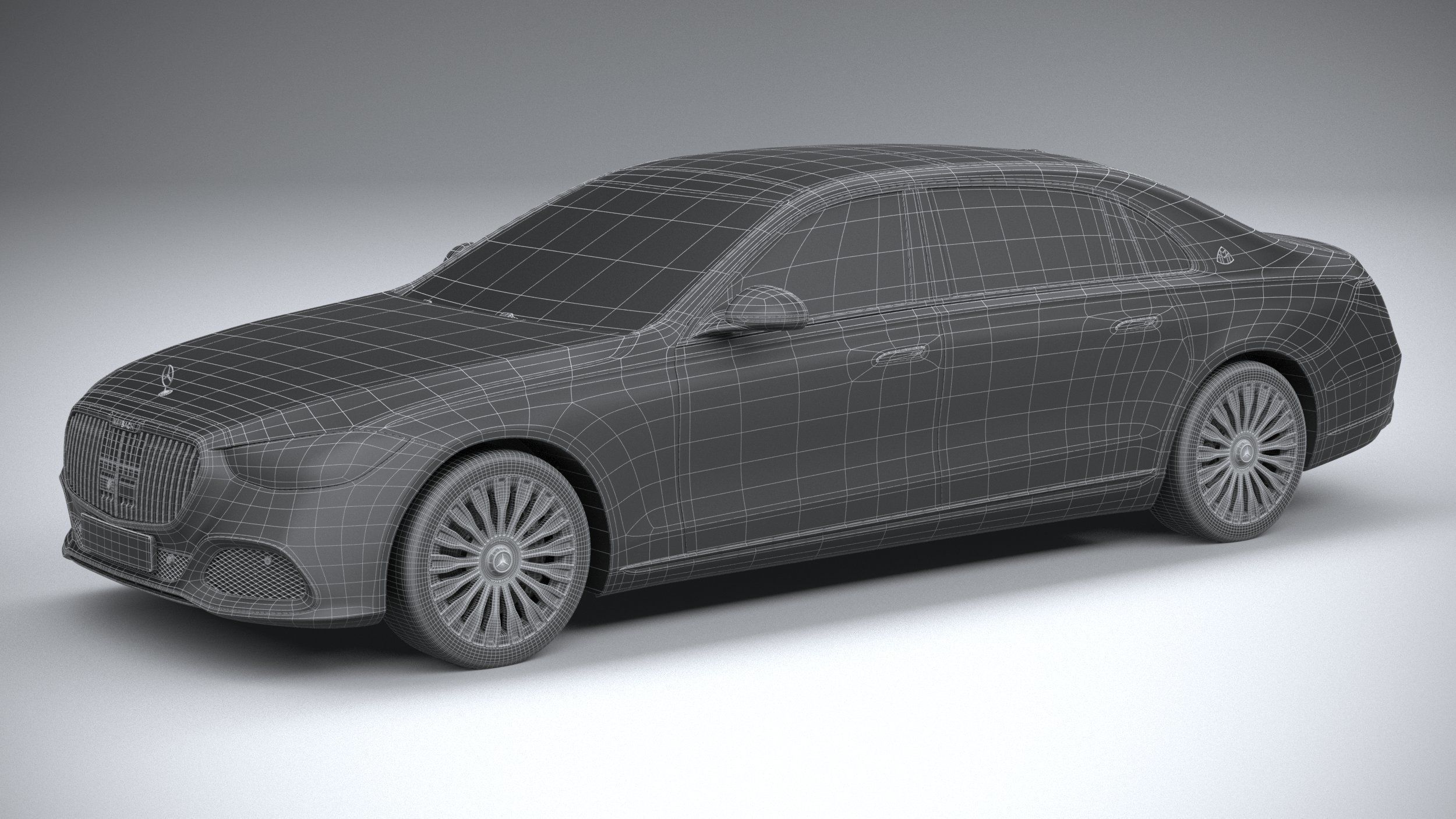 Mercedes-Benz S-Class Maybach 2021 3D model_32
