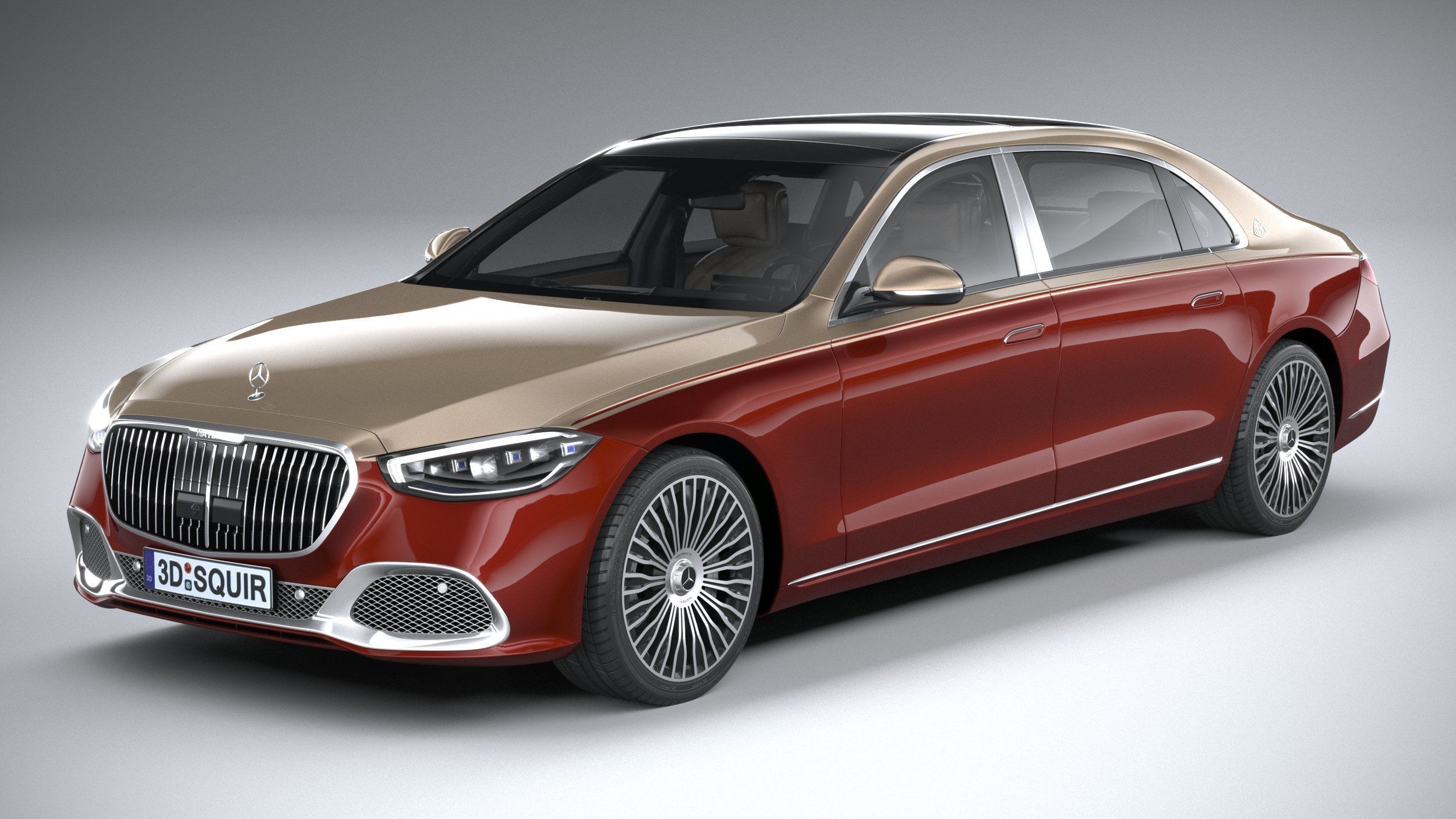 Mercedes-Benz S-Class Maybach 2021 3D model_1