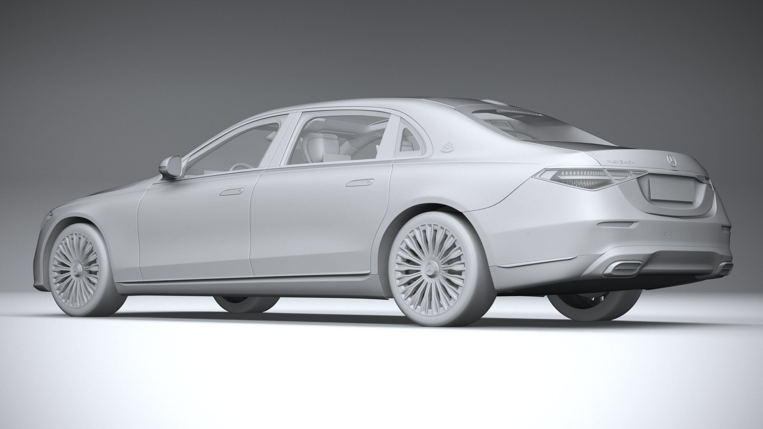 Mercedes-Benz S-Class Maybach 2021 3D model_21
