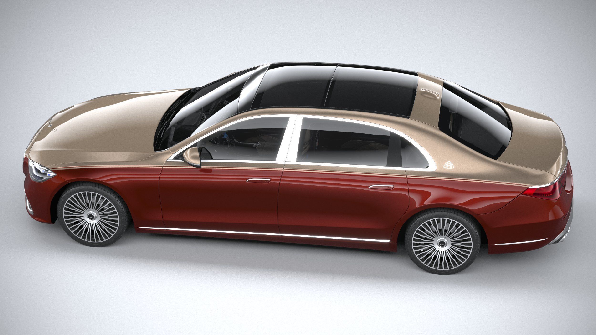 Mercedes-Benz S-Class Maybach 2021 3D model_9