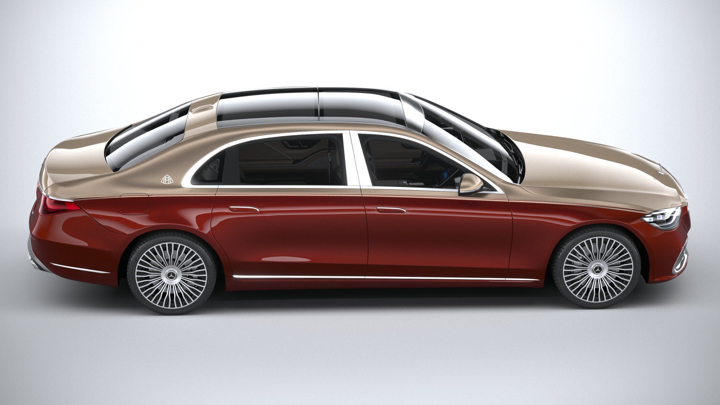 Mercedes-Benz S-Class Maybach 2021 3D model_11
