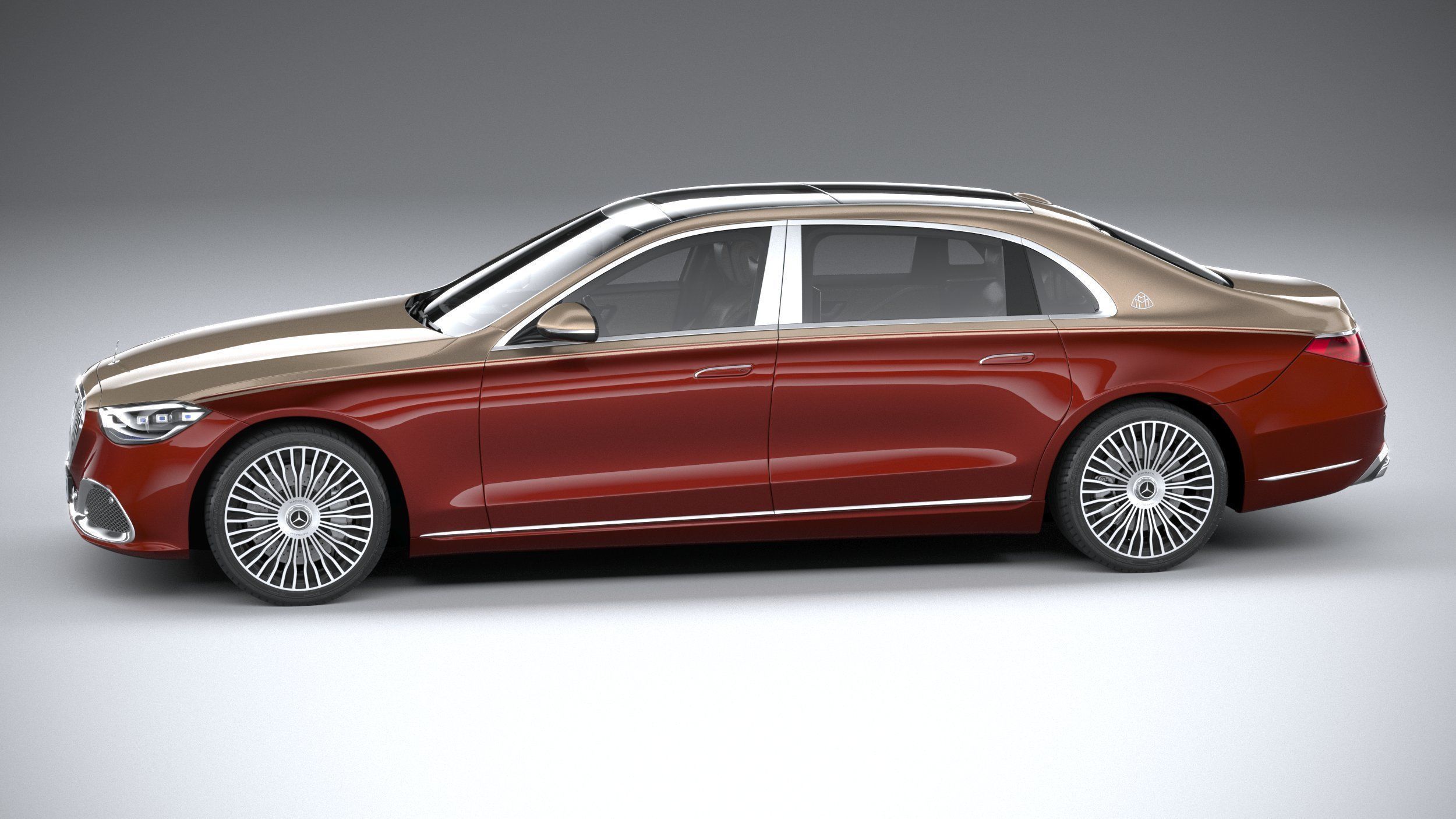 Mercedes-Benz S-Class Maybach 2021 3D model_8