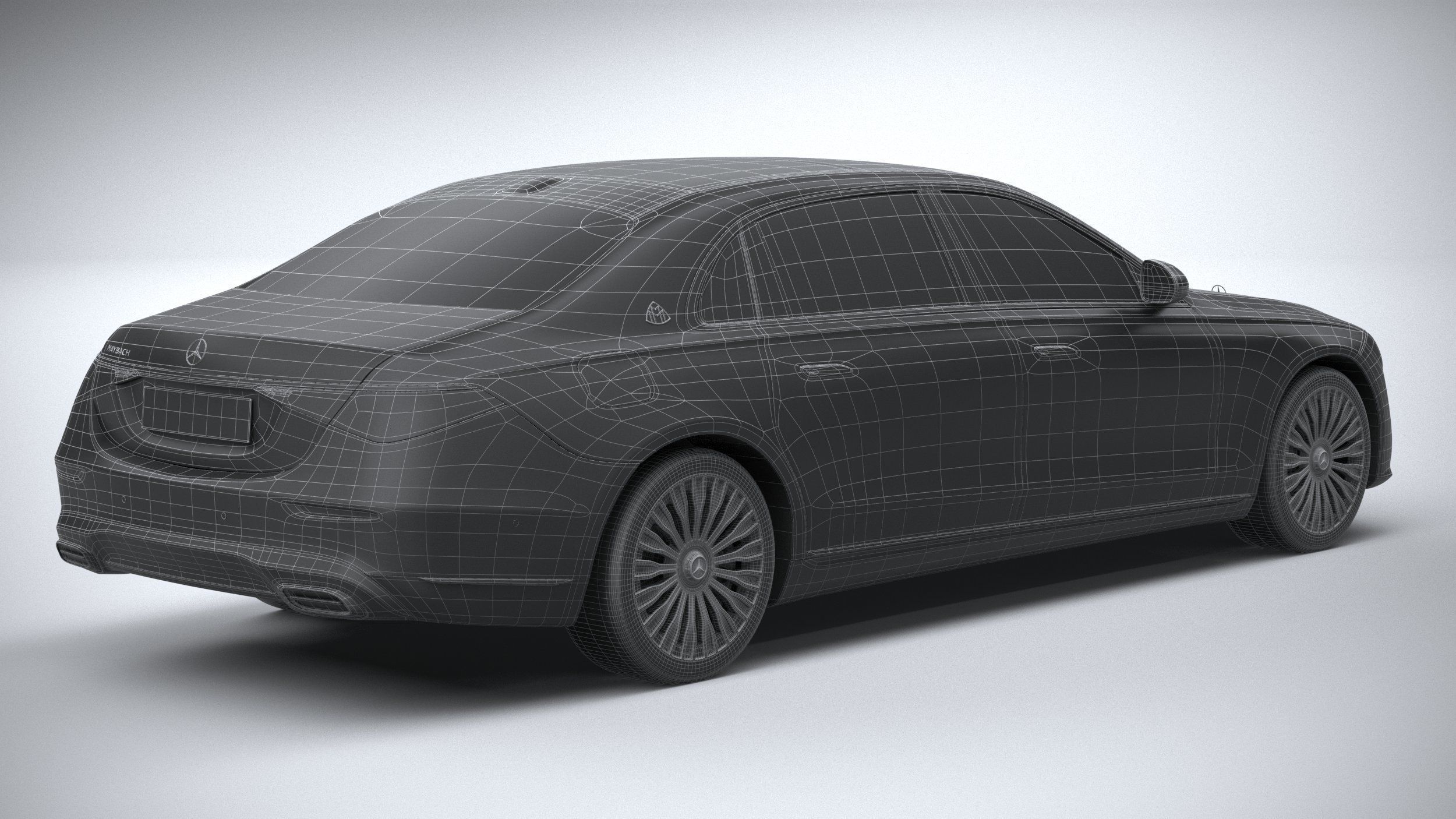 Mercedes-Benz S-Class Maybach 2021 3D model_33