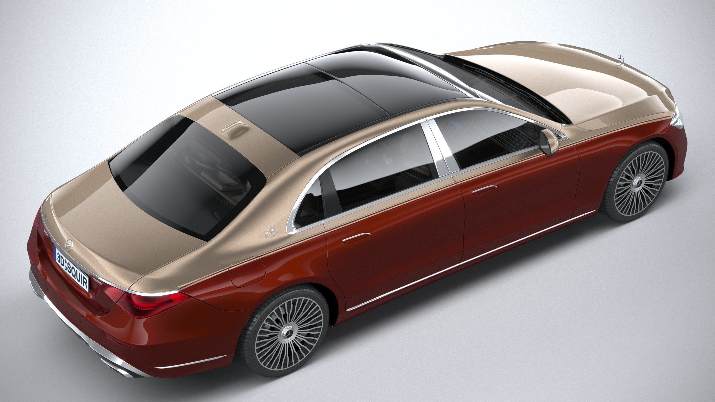 Mercedes-Benz S-Class Maybach 2021 3D model_10