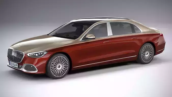 Mercedes-Benz S-Class Maybach 2021 3D model