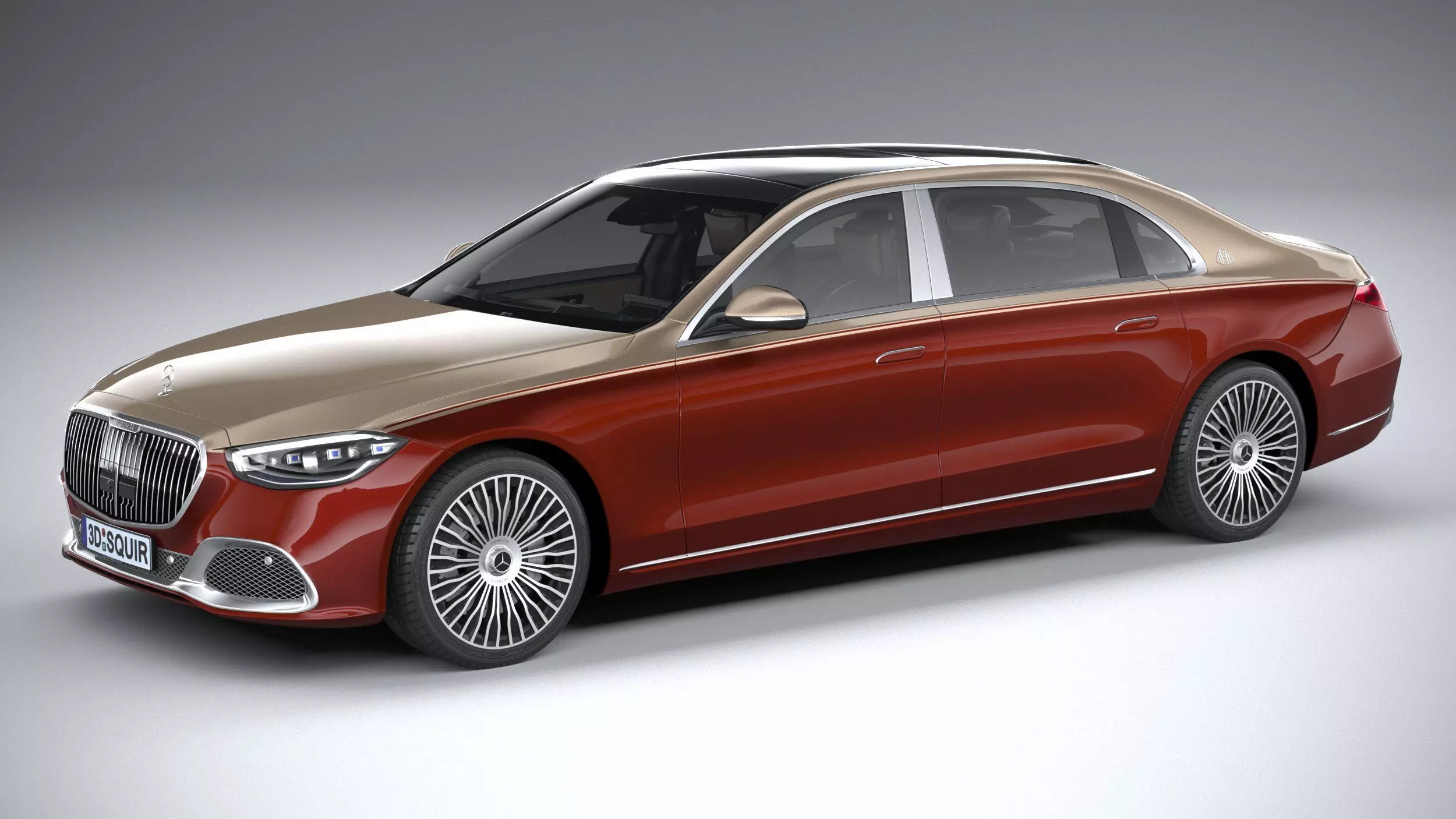 Mercedes-Benz S-Class Maybach 2021 3D model_0