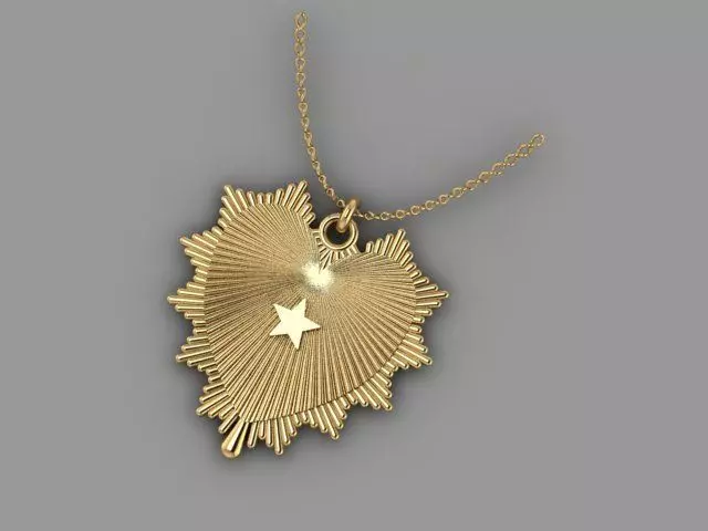 Heart shape 3D print model