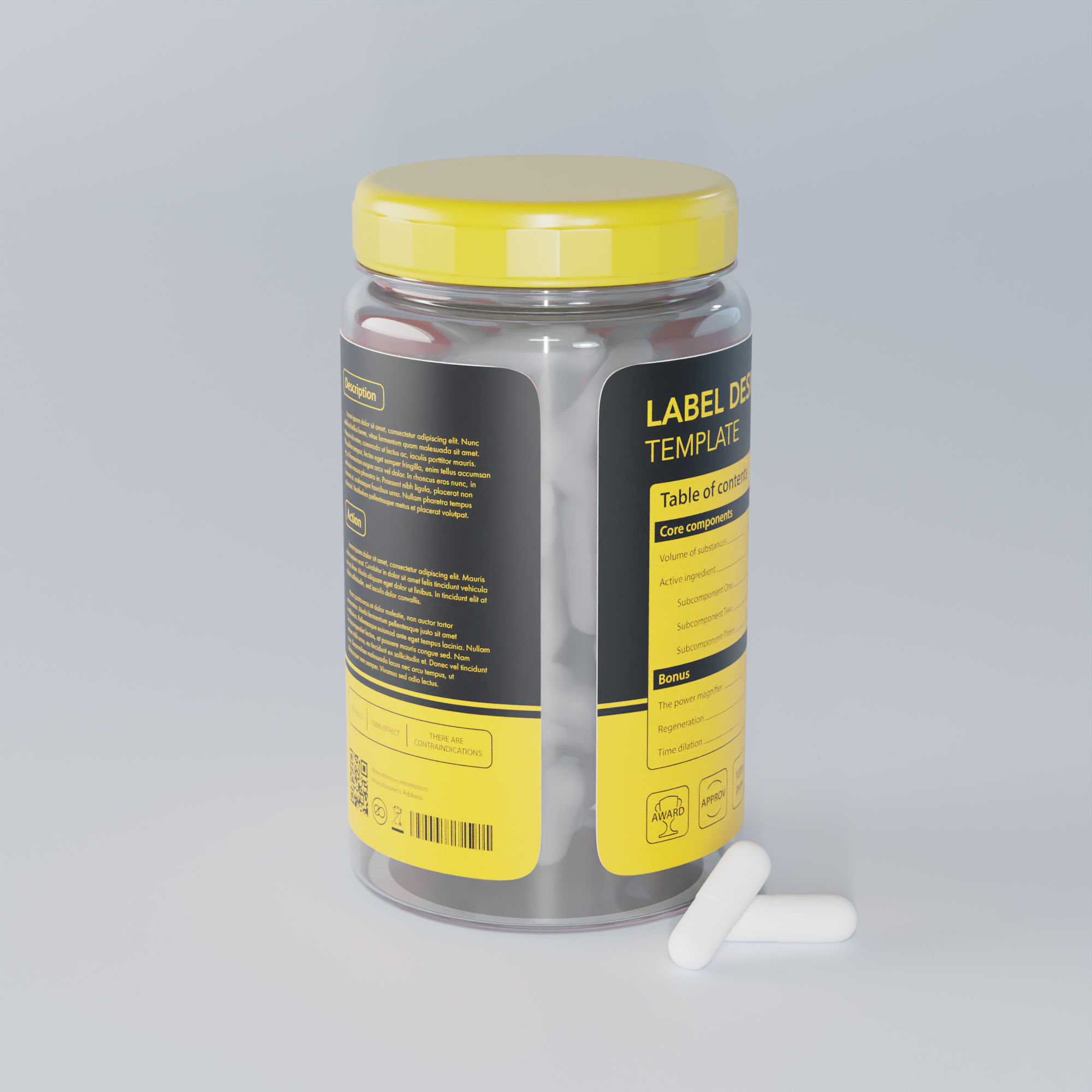Pill Jar 3D model_18