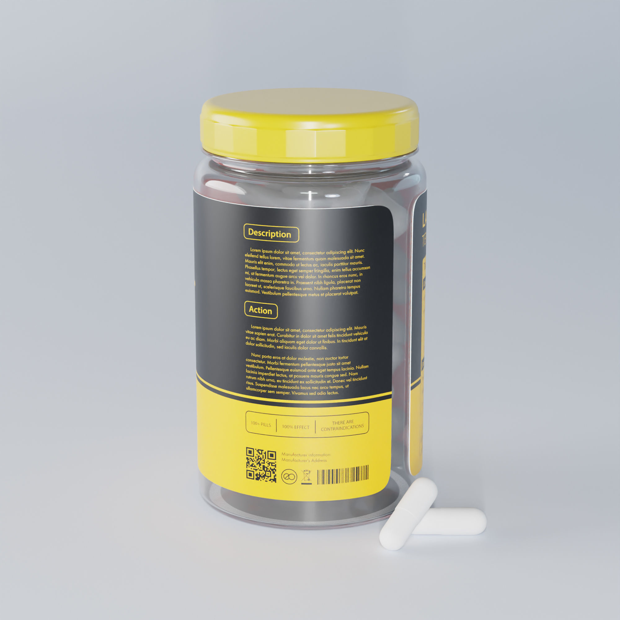 Pill Jar 3D model_20