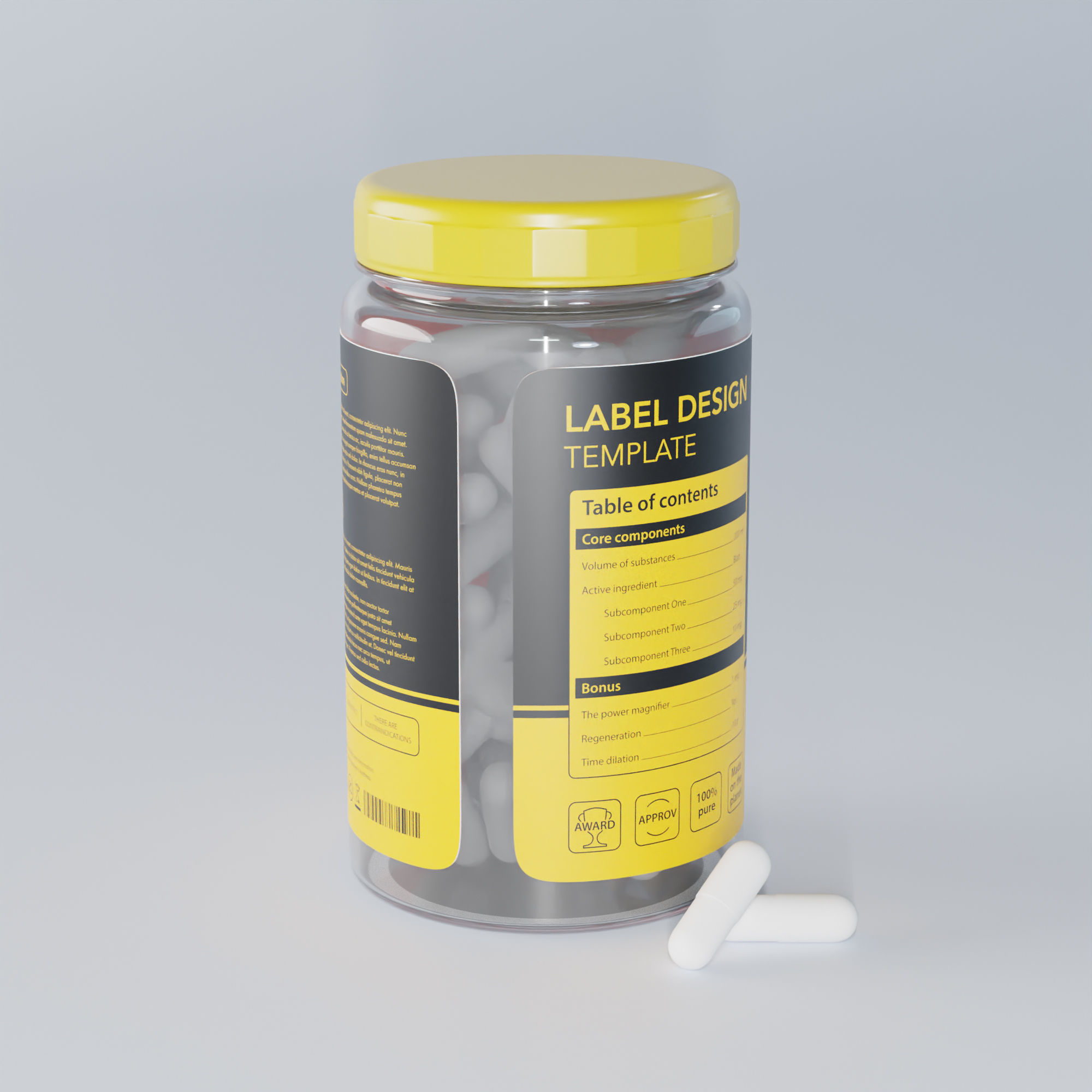 Pill Jar 3D model_17