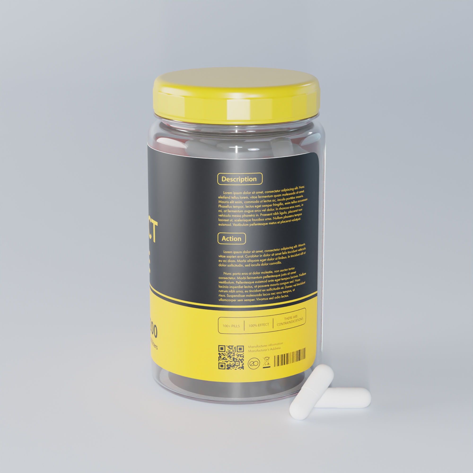 Pill Jar 3D model_21