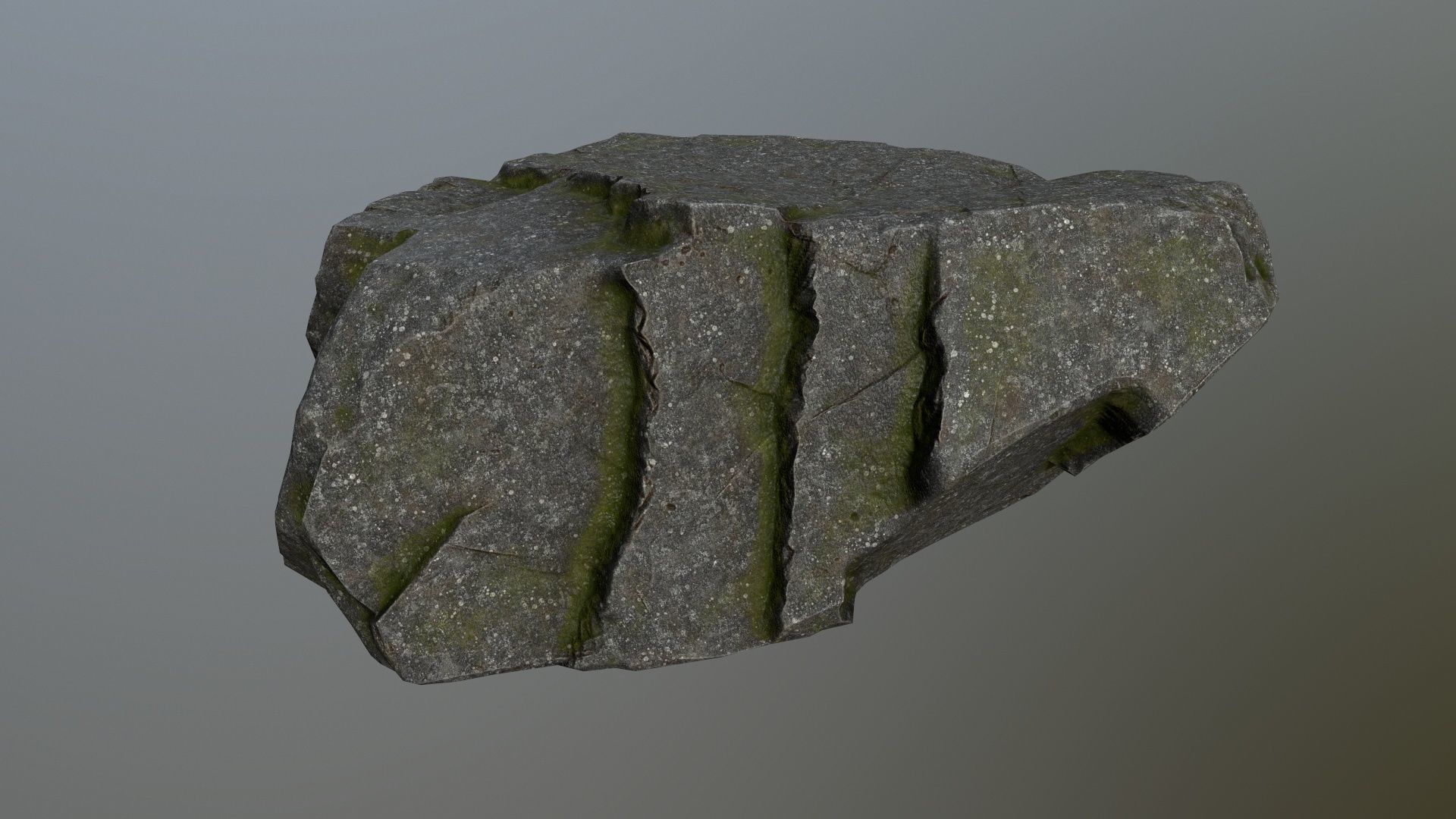 cliff rocks Low-poly 3D model_14