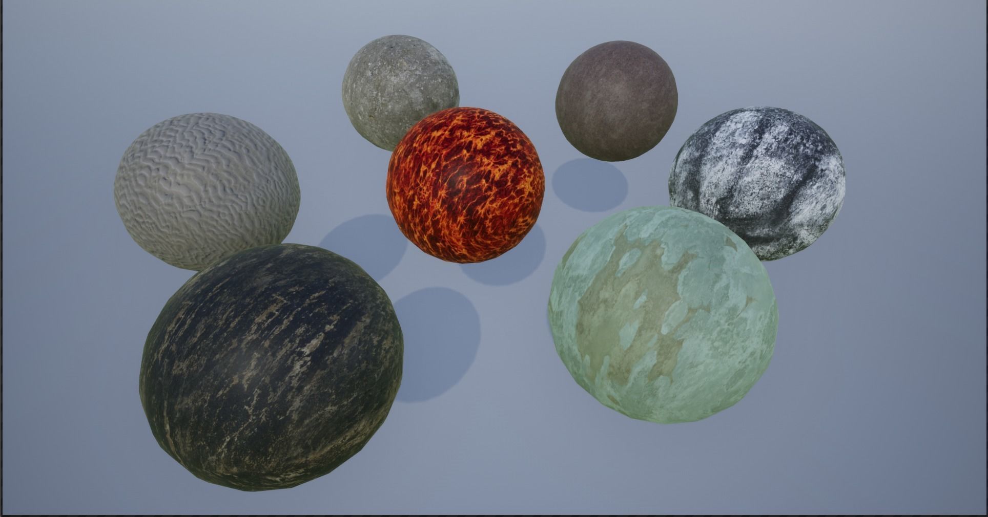 4K Fictional Planets Low-poly 3D model_20