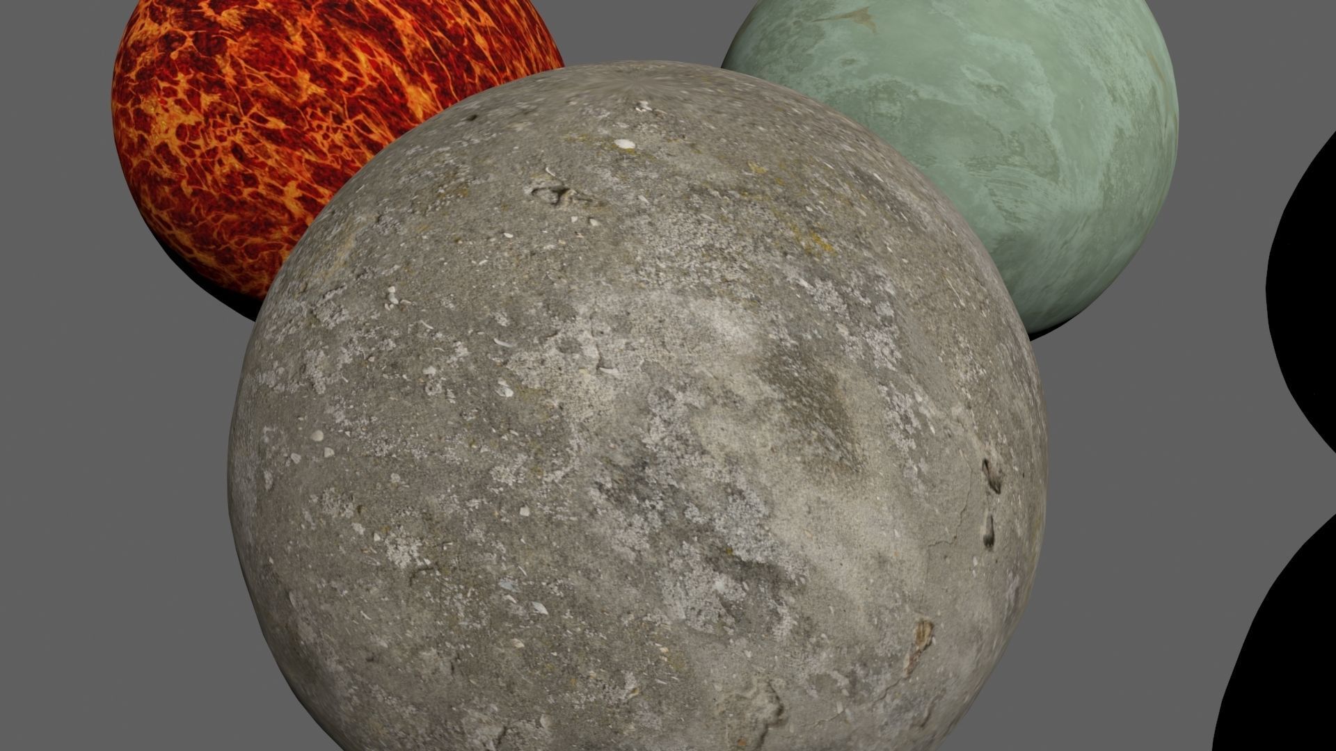 4K Fictional Planets Low-poly 3D model_5