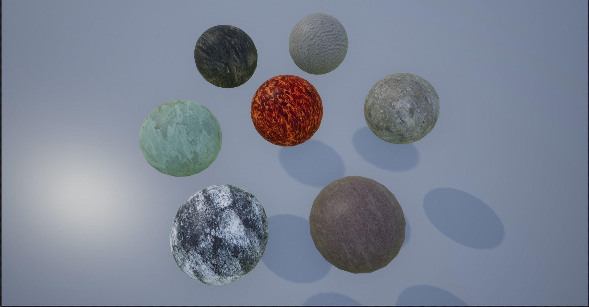 4K Fictional Planets Low-poly 3D model_23