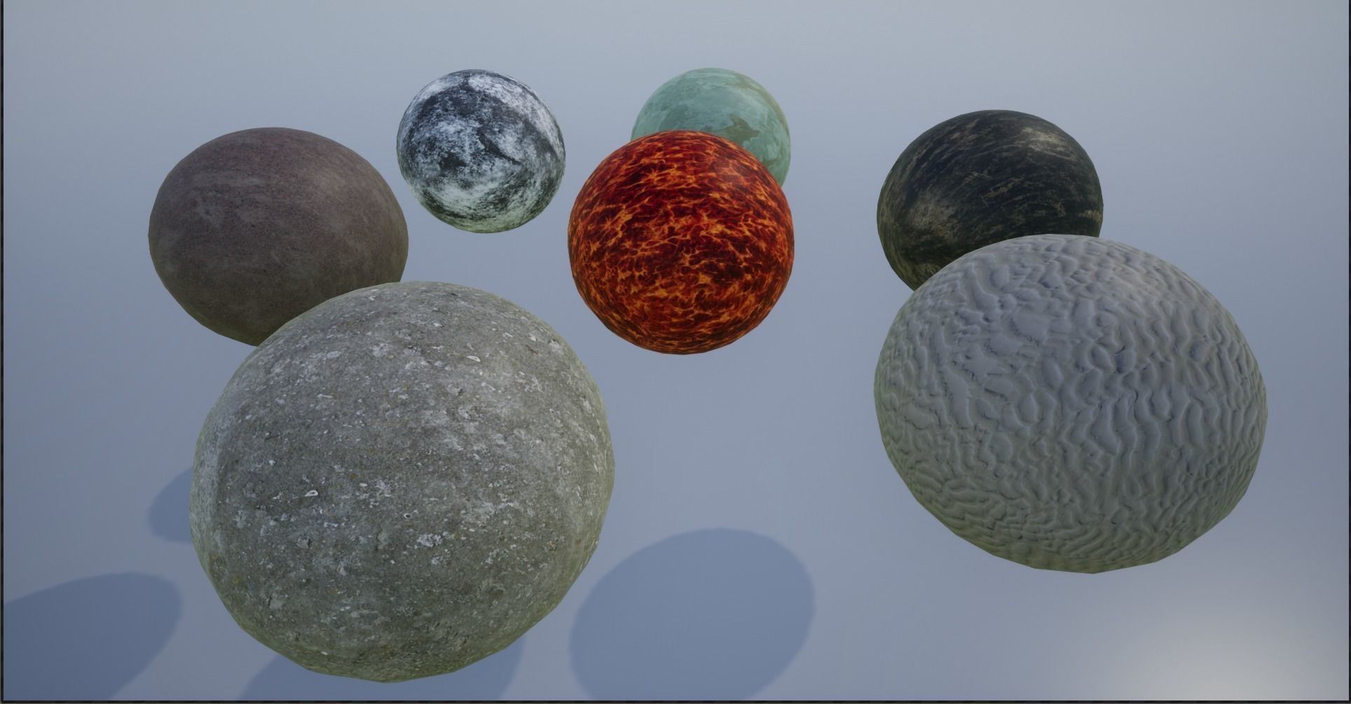 4K Fictional Planets Low-poly 3D model_18