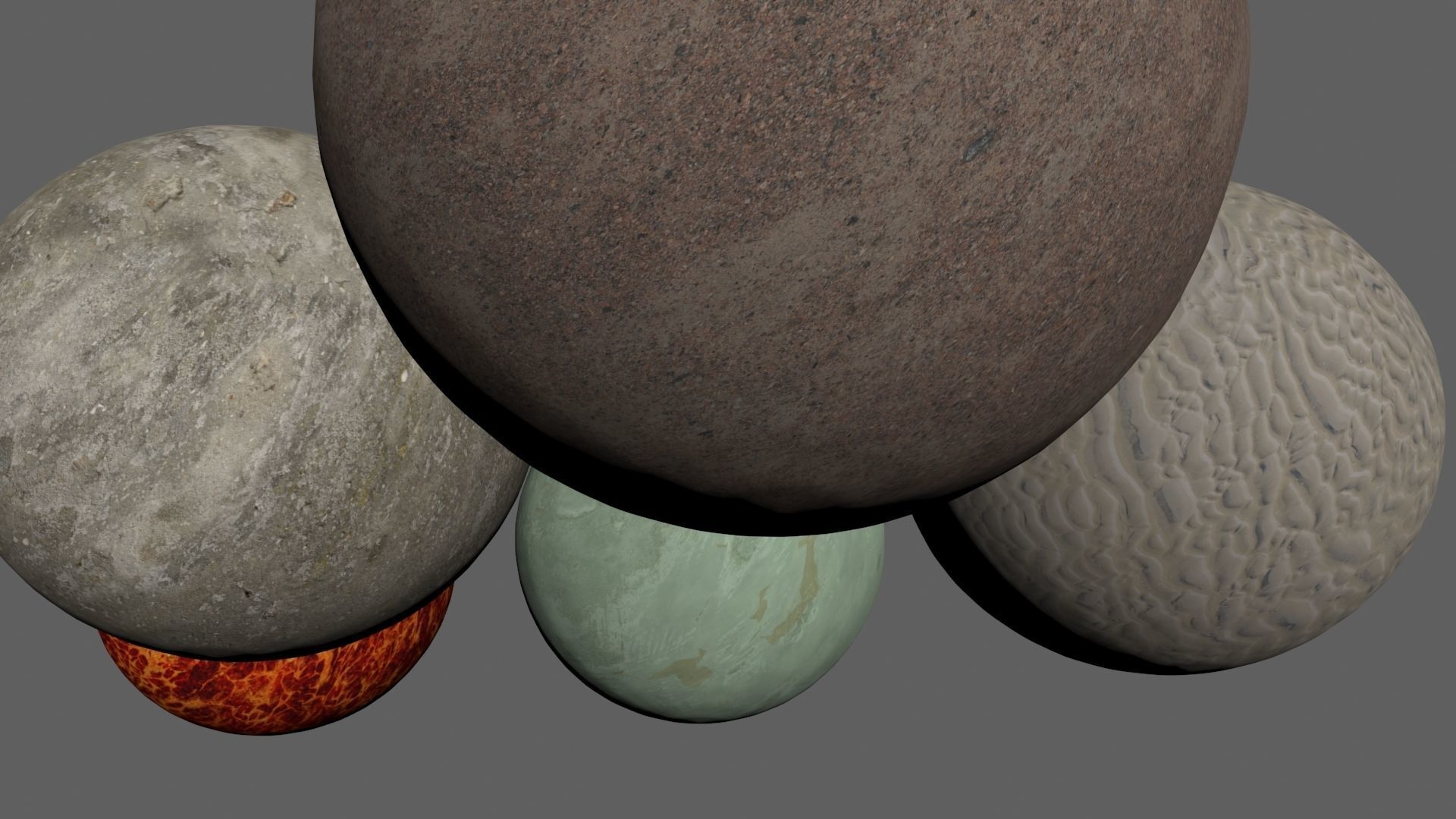 4K Fictional Planets Low-poly 3D model_4