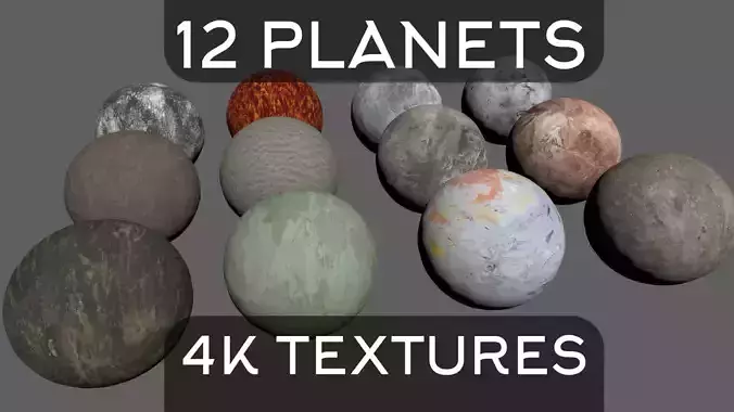 4K Fictional Planets Collection 