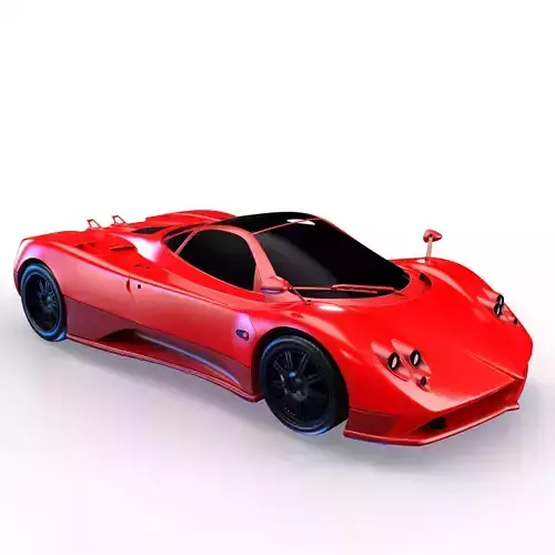 Sport Car Game Ready 3D model