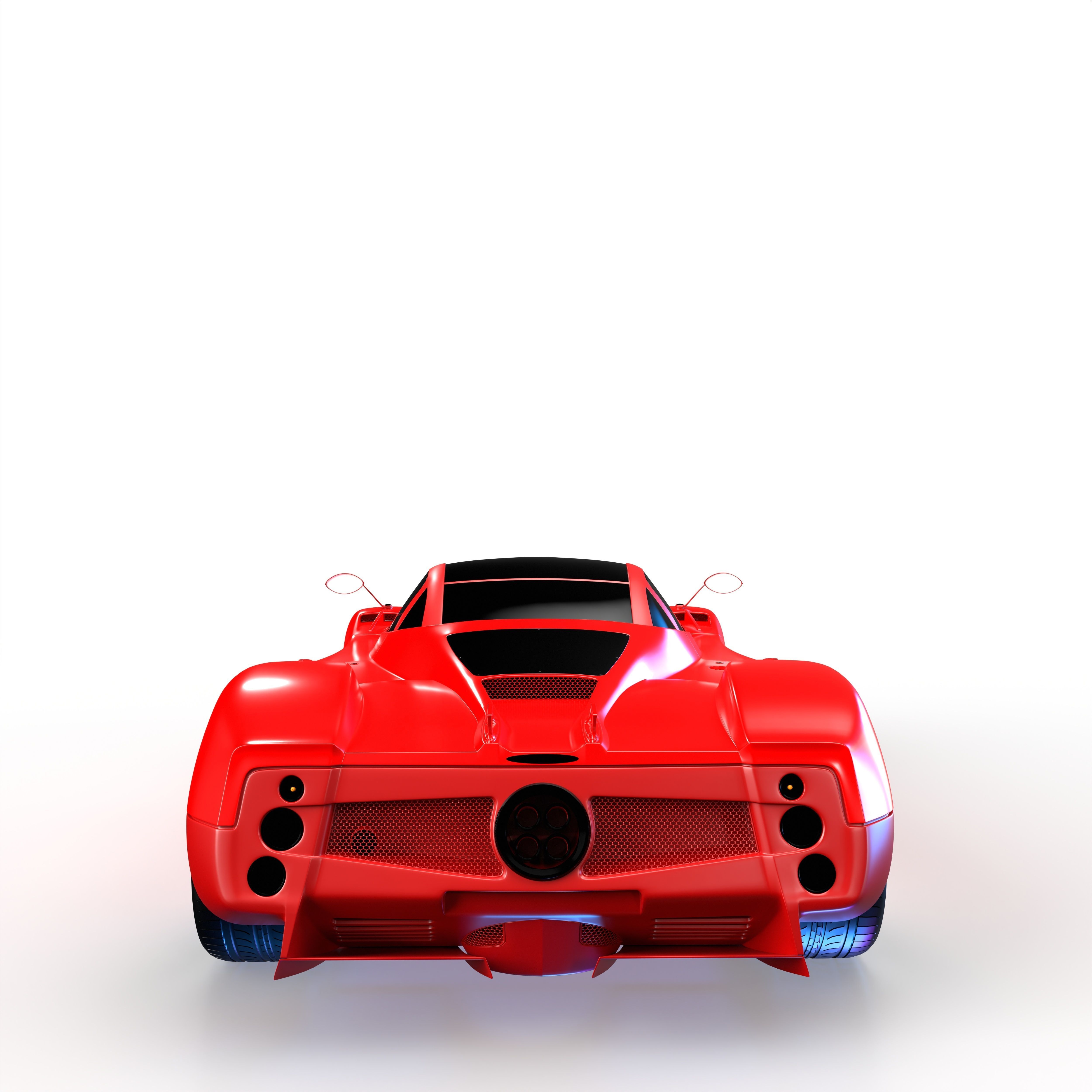 Sport Car Game Ready 3D model | CGTrader