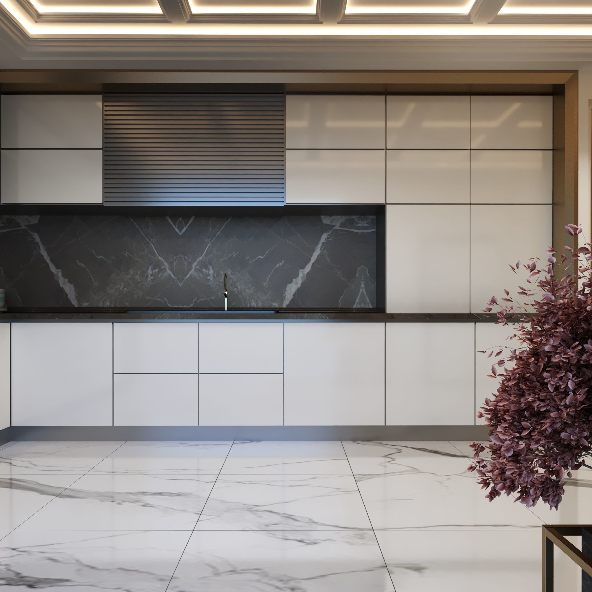 modern kitchen scenc 004  3D model_1