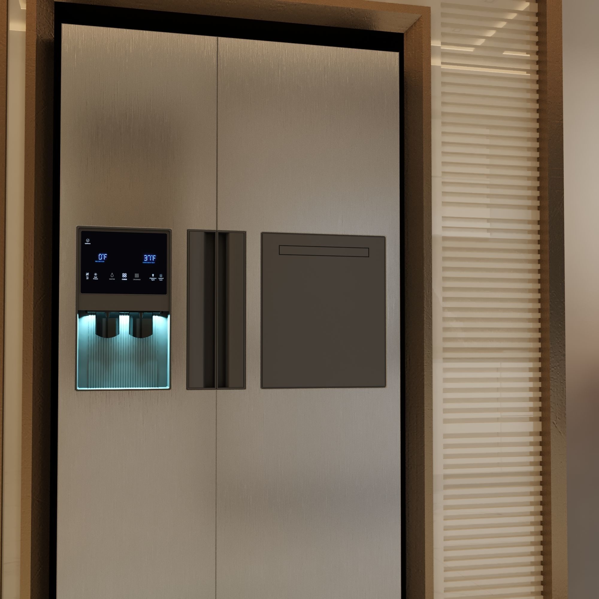 modern kitchen scenc 004  3D model_4