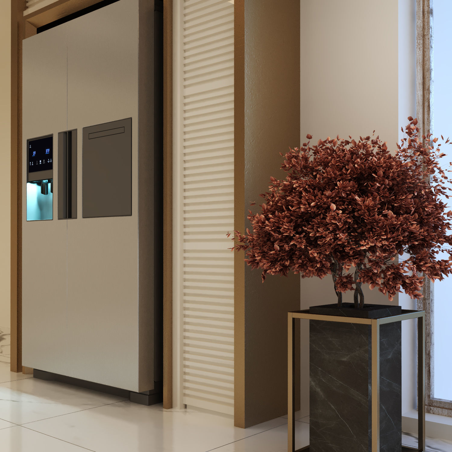 modern kitchen scenc 004  3D model_2