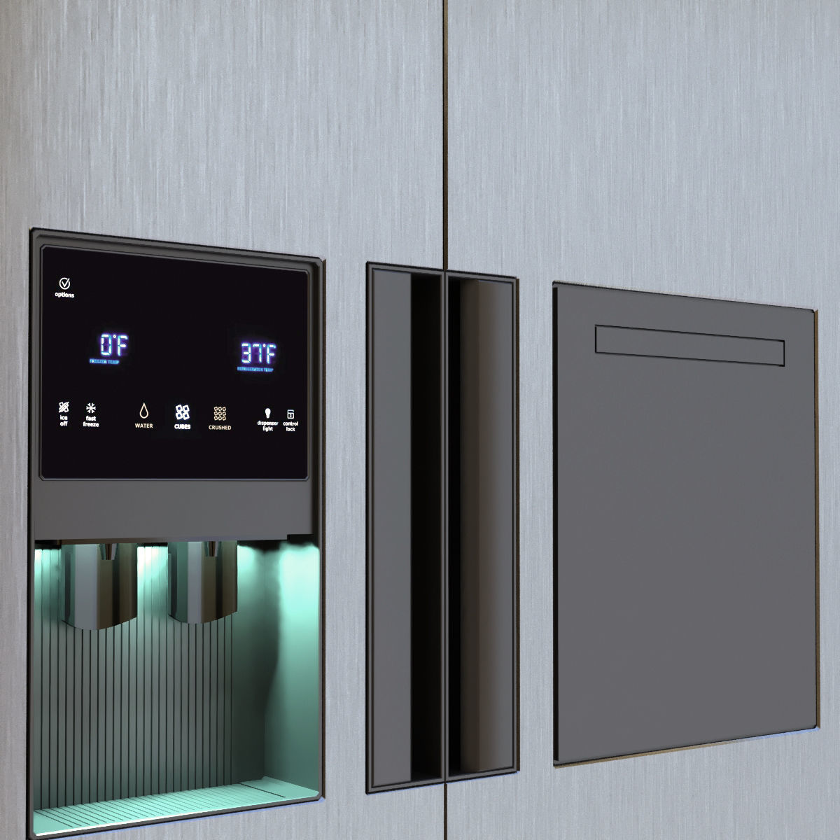 modern kitchen scenc 004  3D model_3