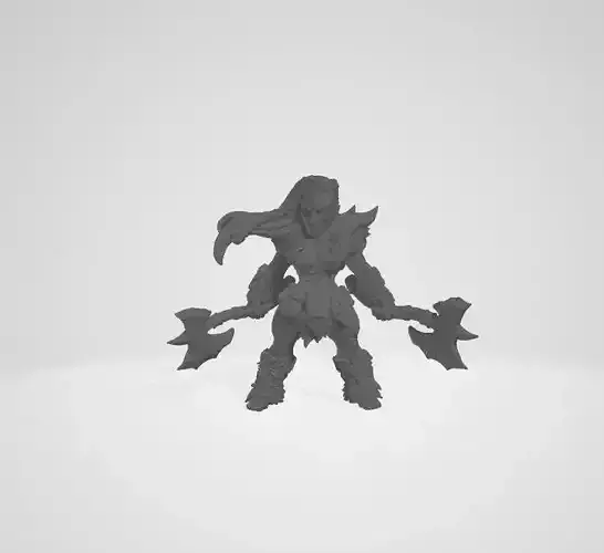 Dwarf Berserk  3d Print  3D print model