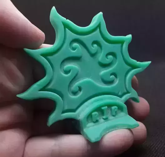 fantasy gravestone sun 3d print Free 3D print model