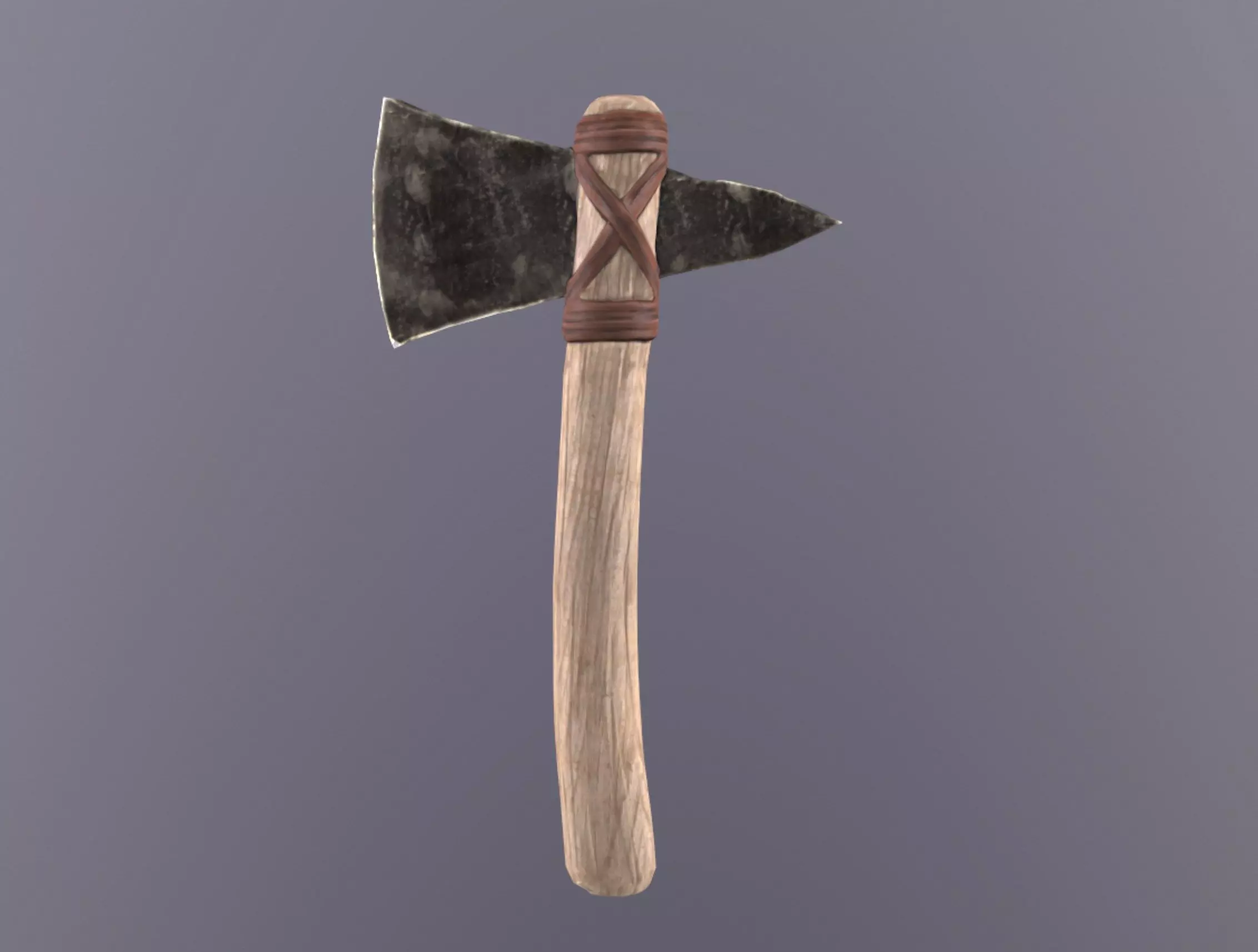Stone Axe 3D Model Low-poly 3D model_0