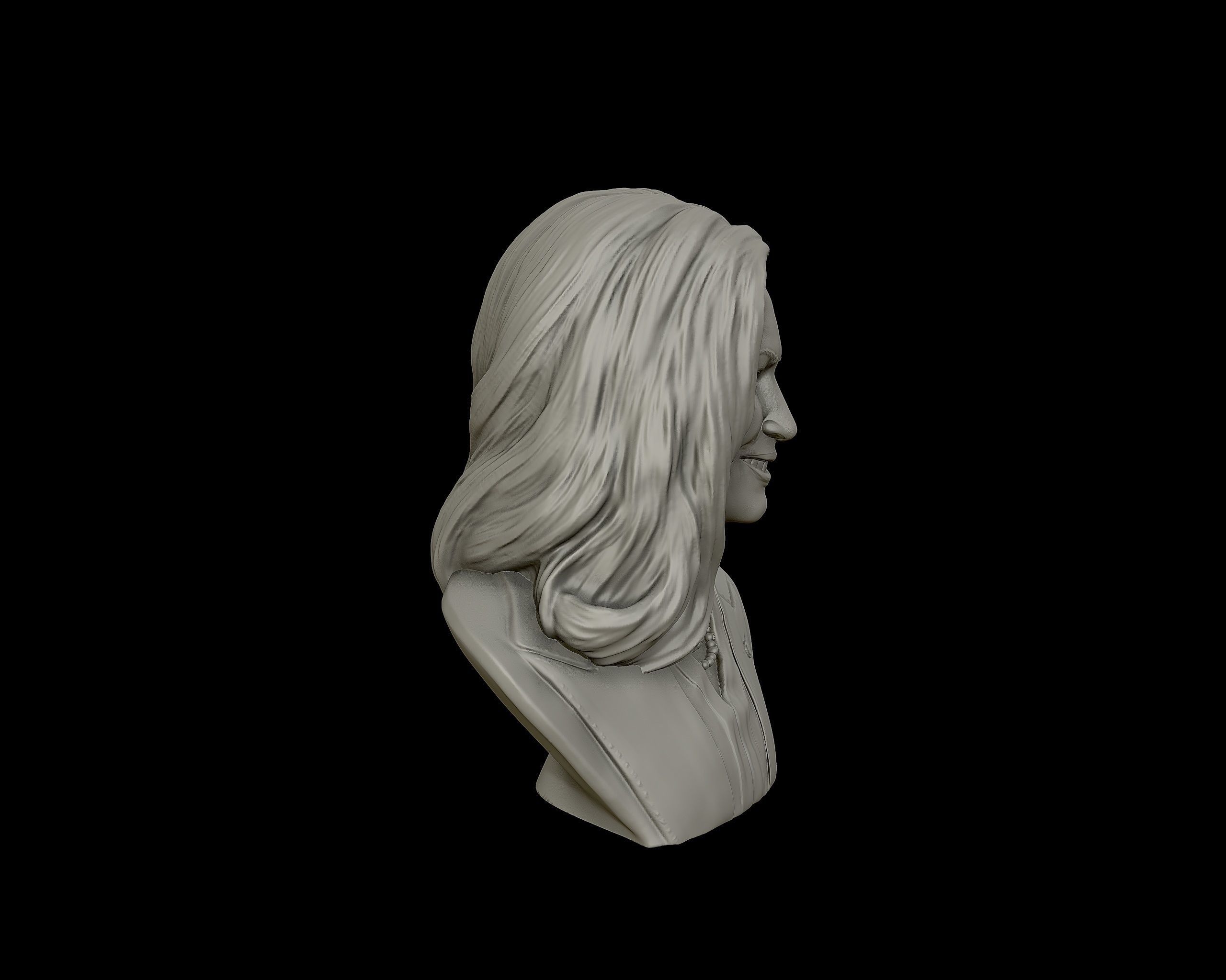 Kamala Harris 3D sculpture model 3D print model_23