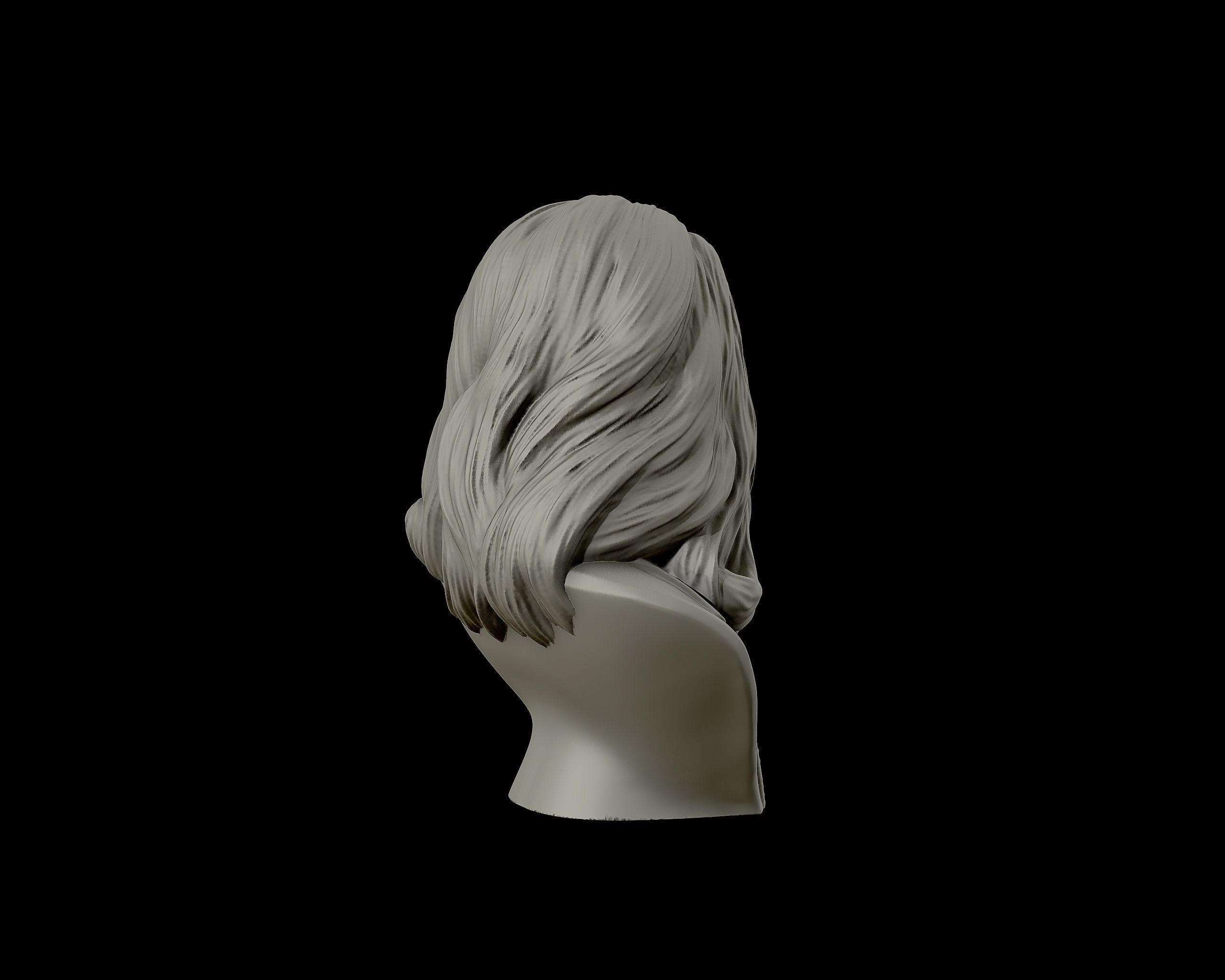 Kamala Harris 3D sculpture model 3D print model_22