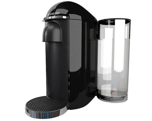 coffee machine nespresso vertuo plus 3D model