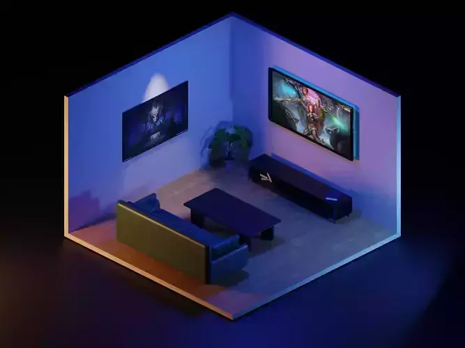Isometric room 