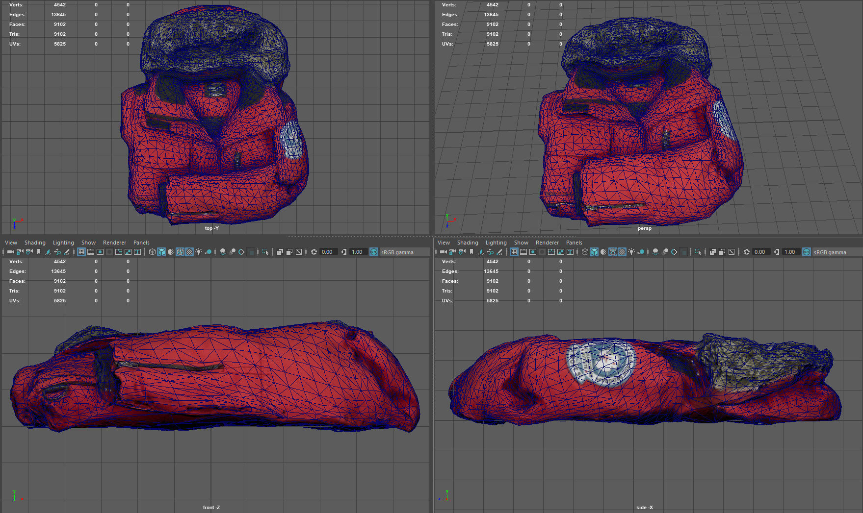 ANTARCTIC JACKET Low-poly 3D model_9