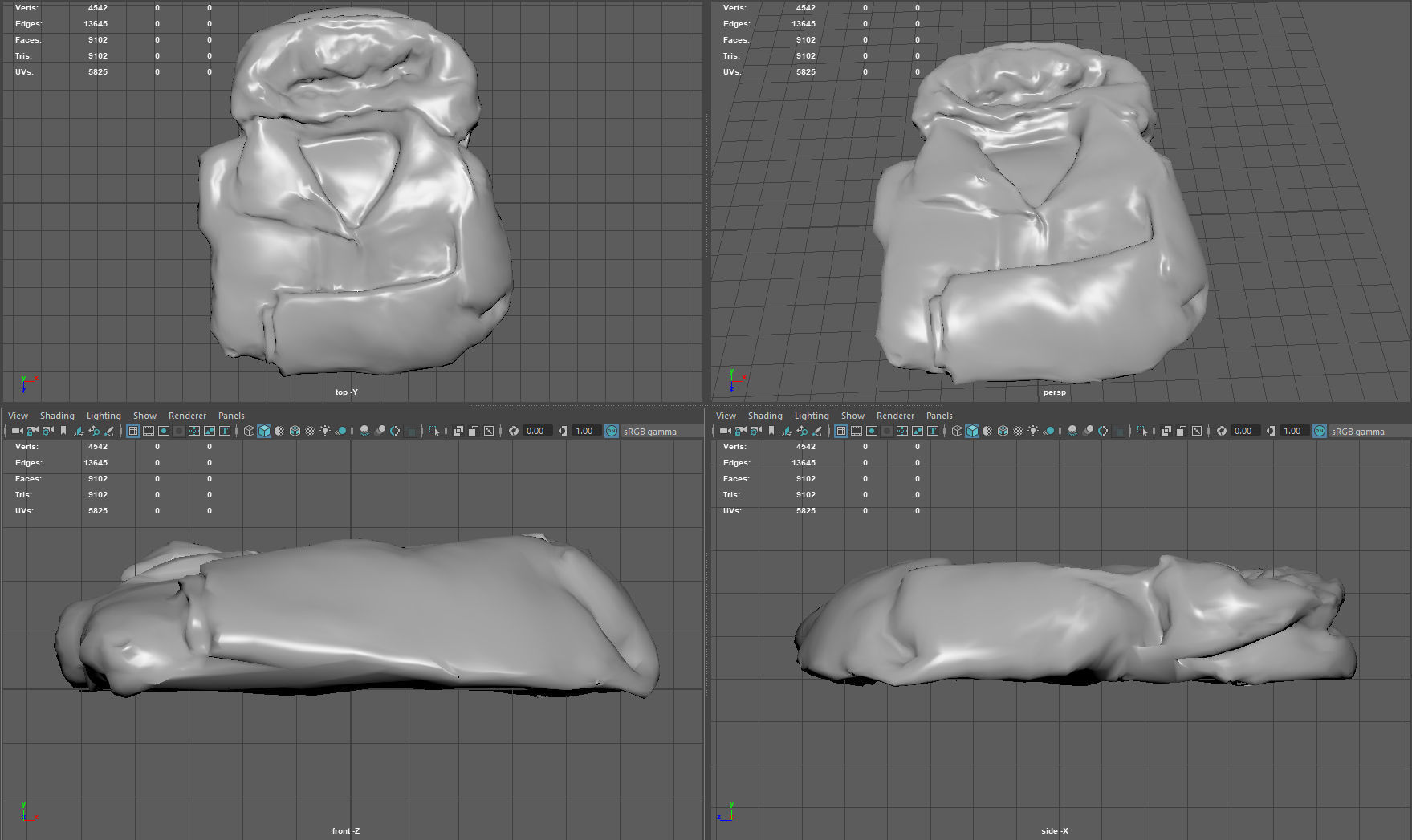 ANTARCTIC JACKET Low-poly 3D model_8