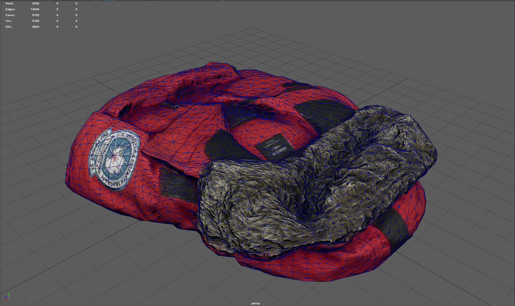 ANTARCTIC JACKET Low-poly 3D model_6