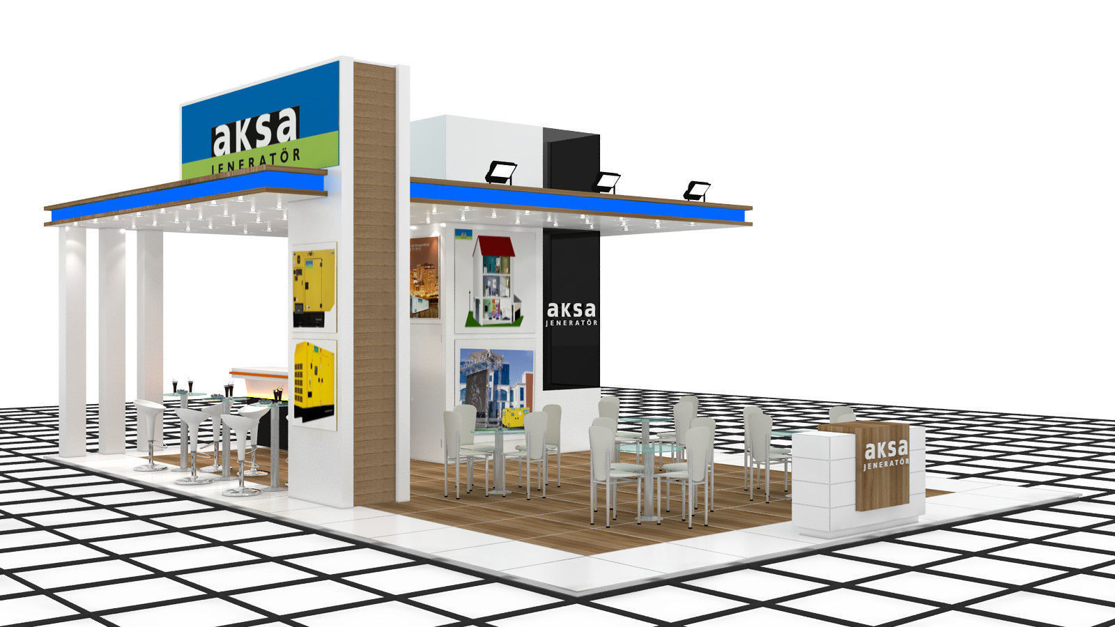 Aksa Jenerator Exhibition Design 3D model_4