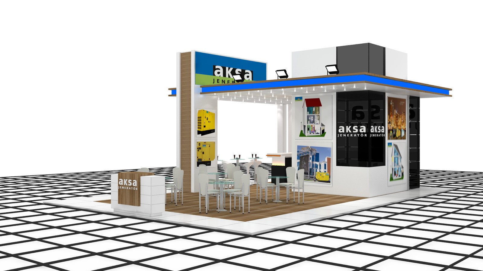 Aksa Jenerator Exhibition Design 3D model_3