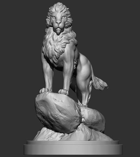 Legendary Lion from Myanmar 3D print model