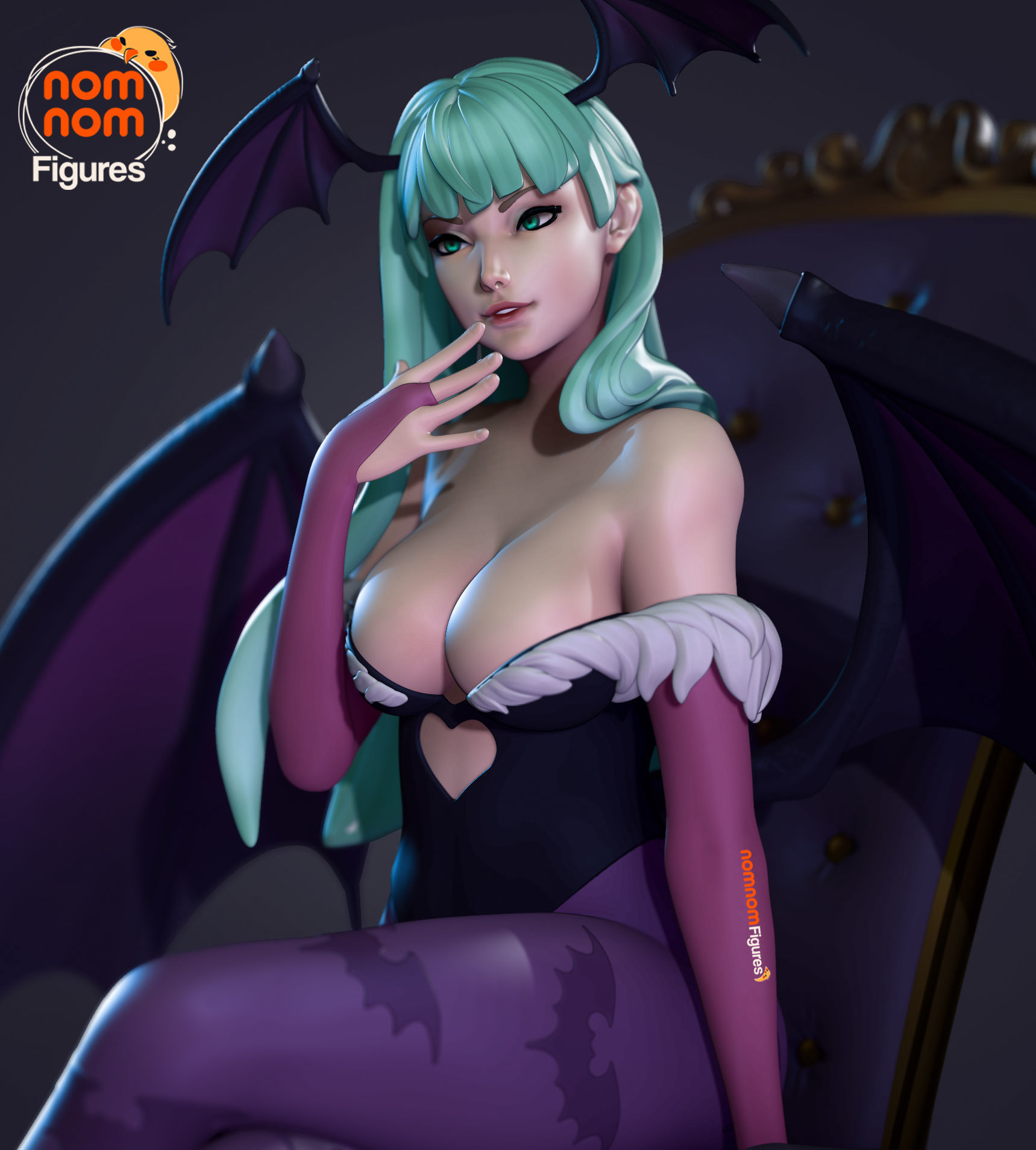 Morrigan Aensland - Version 1 and 2 3D print model_1