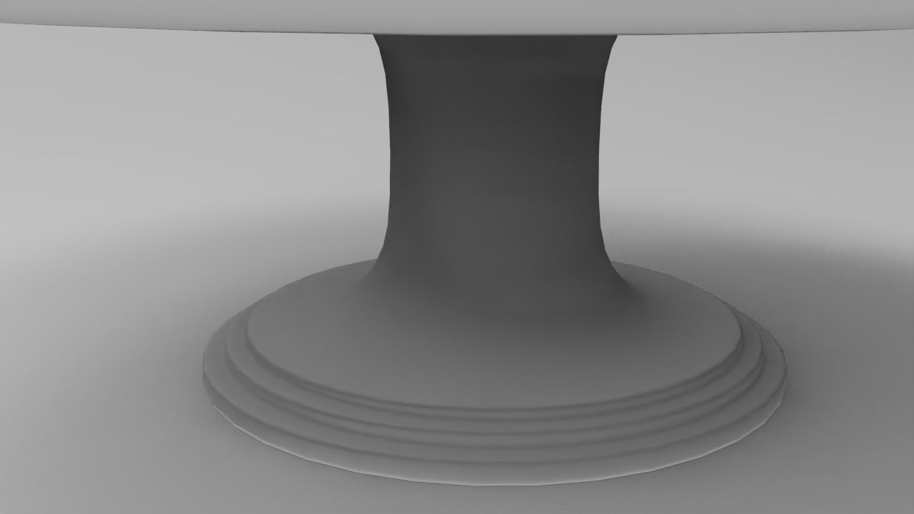 Cake Bell 3D Model Low-poly 3D model_7