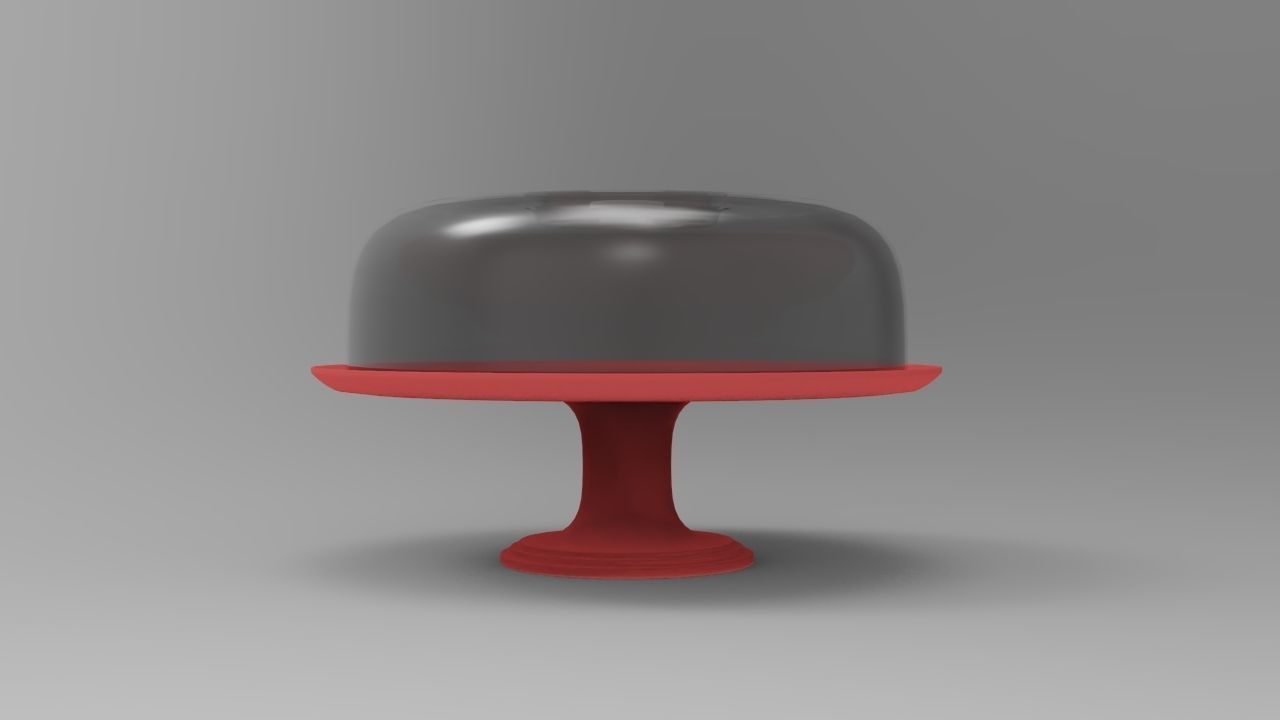 Cake Bell 3D Model Low-poly 3D model_1